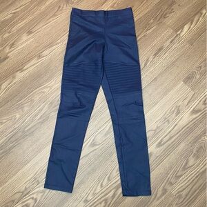 Ooberswank  Blue  Moto  Leggings Women Size Medium